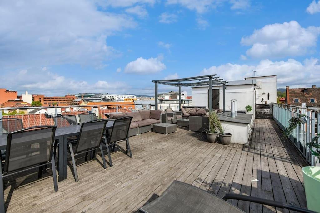 Апартаменты Live On The Roof Of Oslo City Center Экстерьер фото